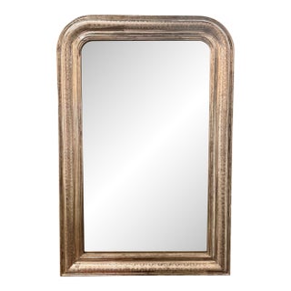 19th C. French Silver Louis Philippe Mirror For Sale
