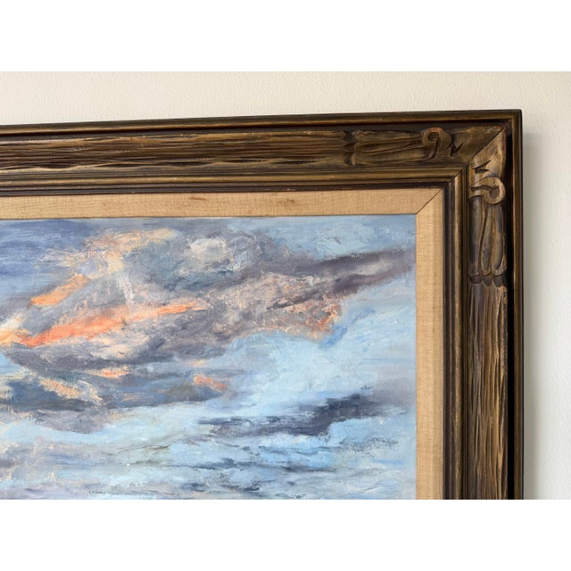 1970’s Carolyn Kiser “Tucson, Arizona” Impressionist Desert Landscape Oil on Canvas Painting – Wood Framed For Sale In Miami - Image 6 of 12