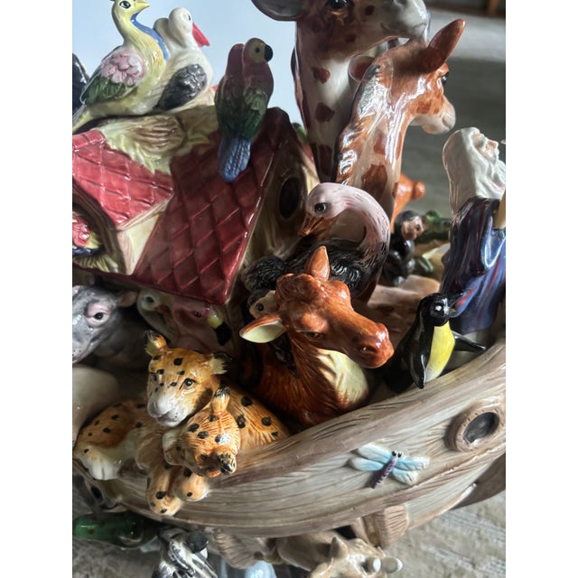 Fitz & Floyd Ceramic Noah's Ark For Sale - Image 9 of 18