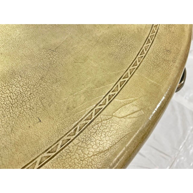 1980s Pair of Henredon Oval 3-Drawer Nightstands / Bachelor’s Chests, Lacquered Finish For Sale - Image 17 of 18