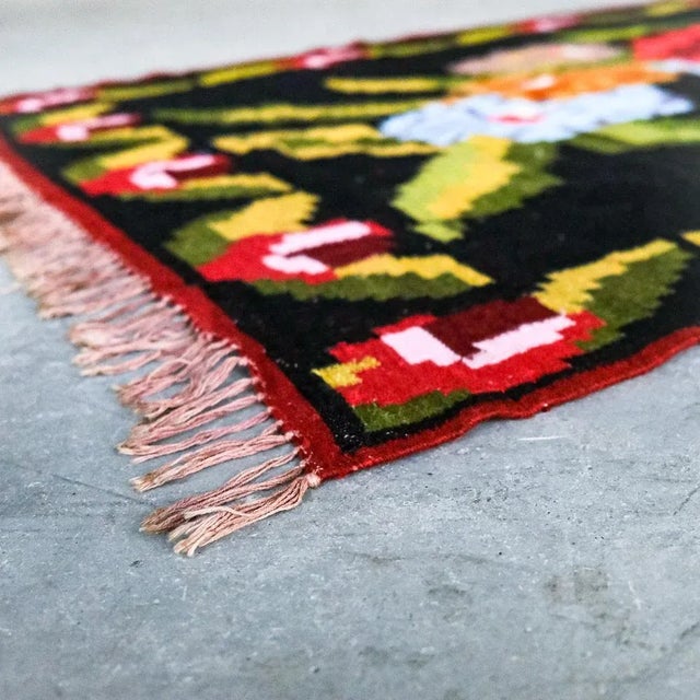 Vintage Rug in Wool, 1960s For Sale - Image 4 of 5