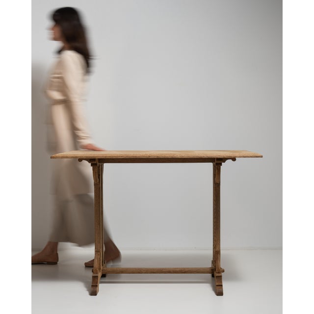 Brown Antique French Neo-Gothic Table For Sale - Image 8 of 12