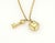 Tiffany & Co.18k Yellow Gold Puff Heart Lock & Key Pendant Necklace For Sale In Miami - Image 6 of 9