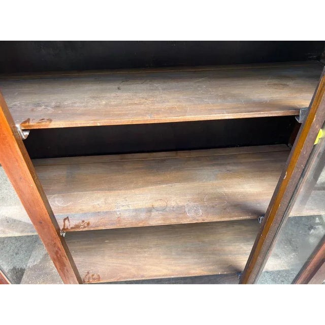 Early 20th Century Early 20th Century Antique Mahogany Bookcase. For Sale - Image 5 of 7