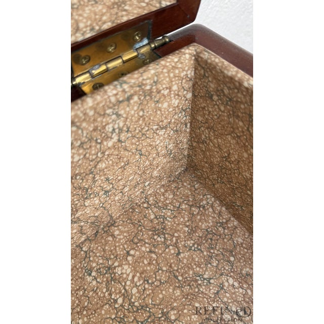 Late 20th Century English Regency Revival Storage Side Table in the Manner of Maitland-Smith For Sale - Image 18 of 18