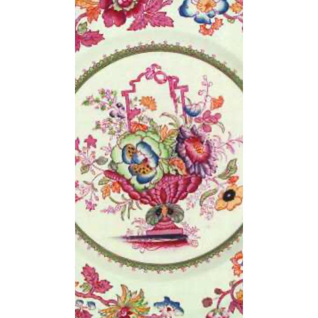 Strathmore Pattern by Mason’s England - Ironstone Set of 15 Dinner and Luncheon Size For Sale - Image 11 of 11