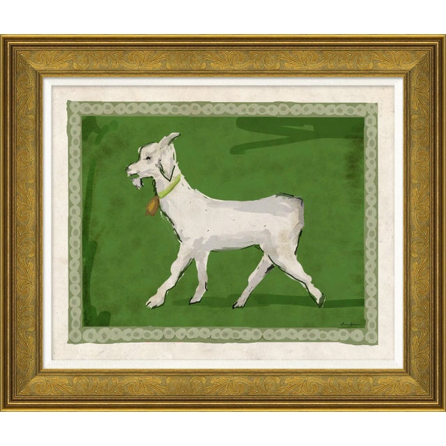 Vallaurus in Green By Dana Gibson, Framed Art Print For Sale