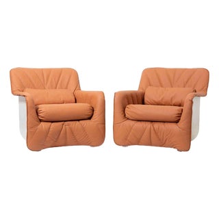 Model Bicia Armchairs by Carlo Bartoli for Arflex, 1970s, Set of 2 For Sale
