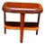 Vintage Art Deco Waterfall End Table Demilune Tripod Stand For Sale