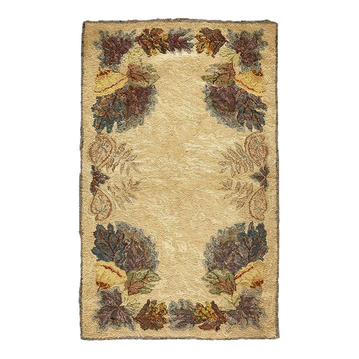 1930s American Hooked Rug | Chairish