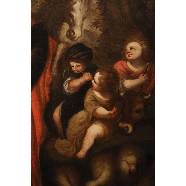 Workshop of Stefano Magnasco, Erminia Among the Shepherds, 1680, Oil on Canvas For Sale - Image 6 of 16