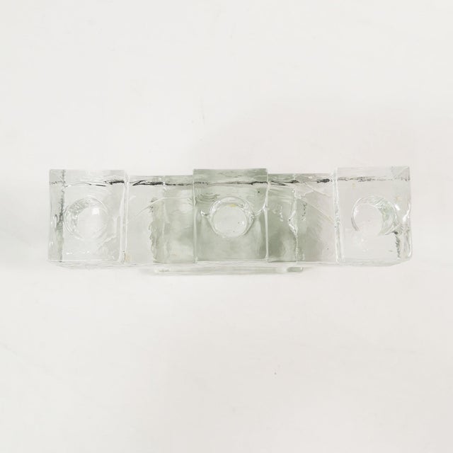 Glass Modern German Monumental Candlestick, 1960s For Sale - Image 7 of 13