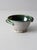 This vintage studio pottery colander features a soft gray exterior paired with a rich green glazed interior. The small...