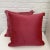 DWM | MALOOS 2000s Fuchsia Striped Pillows- a Pair For Sale - Image 4 of 5