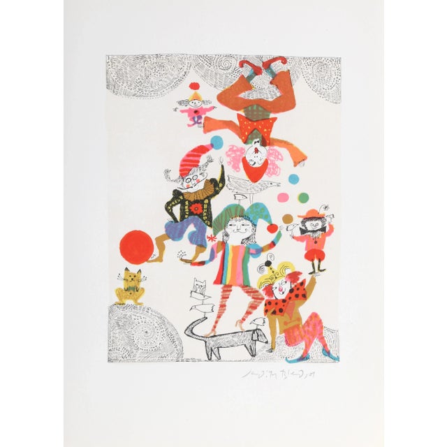 Folk Art Juggling Clowns From a Little Circus, Judith Bledsoe For Sale - Image 3 of 3