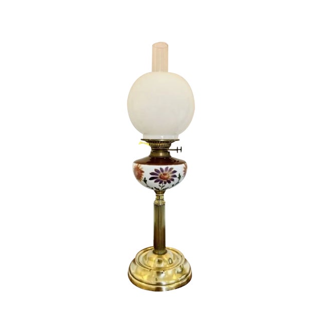 Victorian Oil Lamp, 1860s For Sale