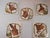 Vintage Mid 20th Century Set of 5 Hand Painted Game Motif Kitchen Tiles Stag Roe Deer Ibex Fox Rabbit or Hare For Sale - Image 12 of 12