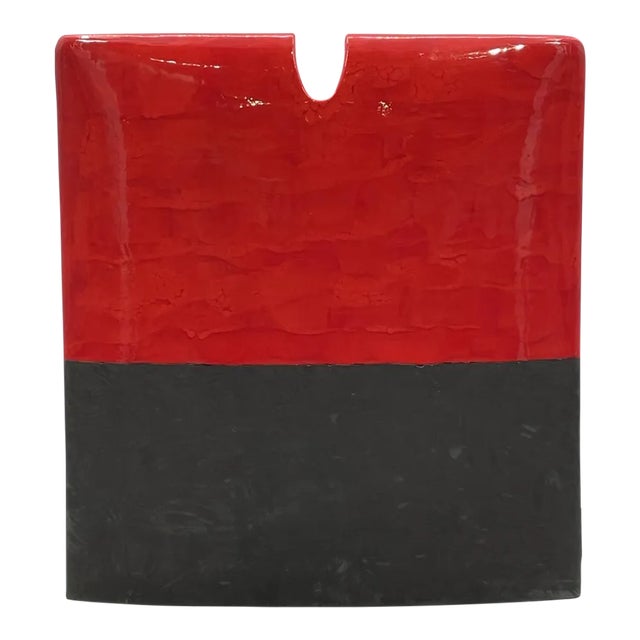 2000s Abstract Ceramic Sculpture of a Kimono, Signed For Sale