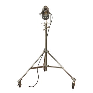 Fresnel Theater Projector Floor Lamp from Lita, France, 1950s For Sale