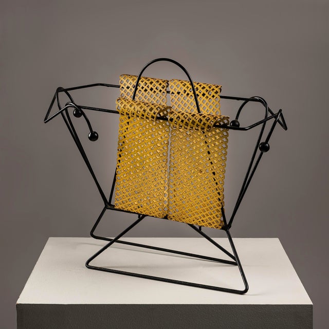 1950s Magazine Holder in the style of Mathieu Matègot, France, 1950s For Sale - Image 5 of 8