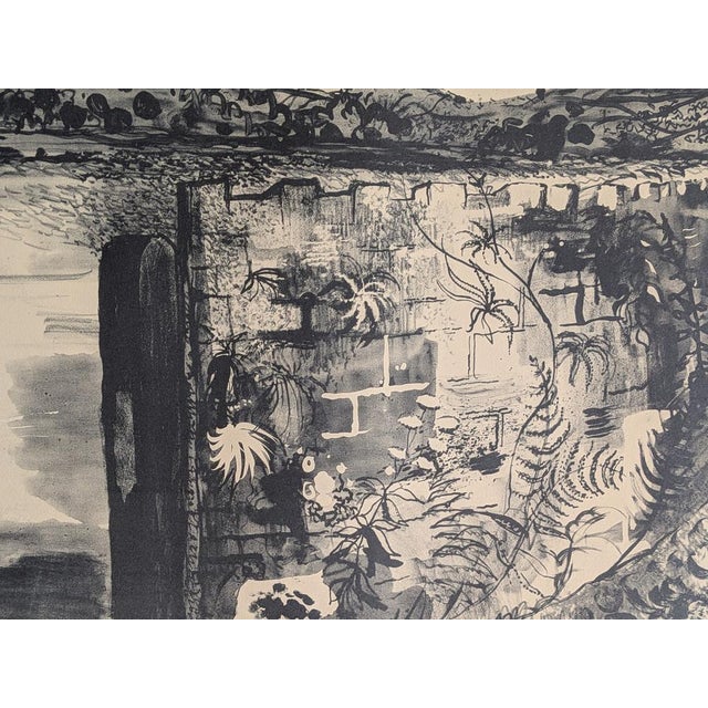 John Piper, Dryslwyn Castle, Hand-Signed Lithograph, 1953 For Sale - Image 6 of 9