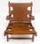 Hunting Chair in Teak Thick Leather Upholstery Lounge Chair MINT For Sale - Image 11 of 18