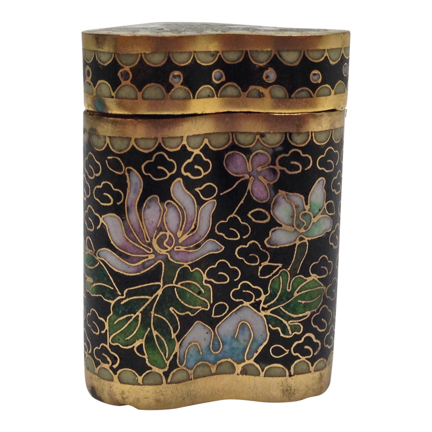 Antique 1800s Cloisonné Opium Box Chairish