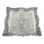 Ornate Silver Plated Square Tray Platter Vintage Plate Embossed Chased Serving For Sale