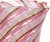 Murano Fratelli Toso Murano Vintage Italian Pink White Ribbons Art Glass Fazzoletto Vase Mid 20th Century For Sale - Image 4 of 7