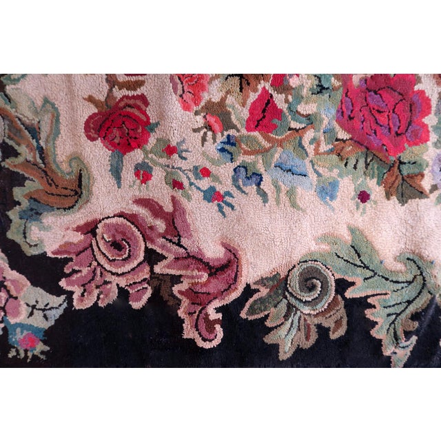 1880s, Handmade Antique American Hooked Rug 3' X 5.7' For Sale In New York - Image 6 of 10
