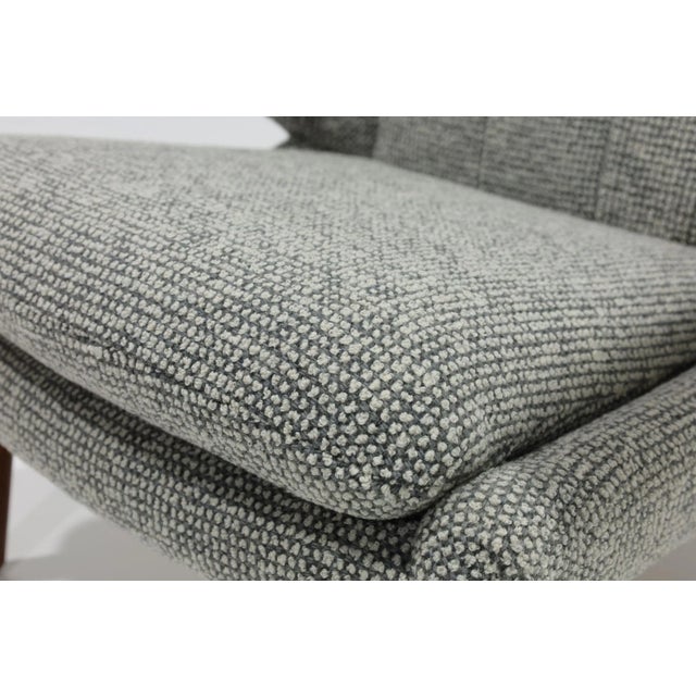 Hans J. Wegner Ap19 Papa Bear Chair in Maharam Wool Boucle For Sale - Image 9 of 9