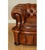 Whiskey Brown Hand-Dyed Leather Chesterfield Club Sofa For Sale - Image 4 of 13