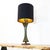 1960s Mid Century Modern Mexican Table lamp with beautiful stone inlays For Sale - Image 4 of 4
