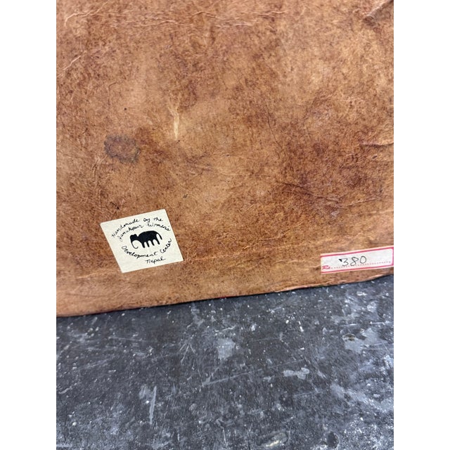 Red Napelese Hand Crafted Wall Mirror For Sale - Image 8 of 13