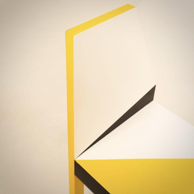 Black Vintage Poisson Pilote Chair by Pierre Sala, 1983 For Sale - Image 8 of 10