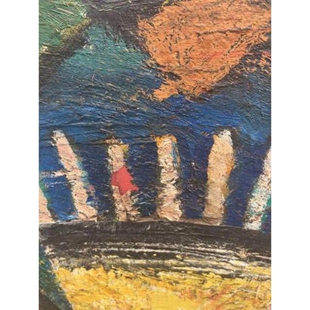 Blue Peter Klein Junggeburth, König Hölkenspuk, Oil Painting on Canvas For Sale - Image 8 of 13