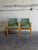 Wood Mid 20th Century Pair of Danish Modern Bentwood Armchairs With Sage Green Upholstery For Sale - Image 7 of 8
