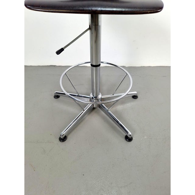 Studio Chair with Foot Ring by Adam Stegner for Flötotto Pagholz, 1970 For Sale - Image 6 of 7