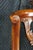 Antique 19th C. Mahogany Regency Empire Klismos Library Desk Gondola Arm Chair For Sale - Image 4 of 18