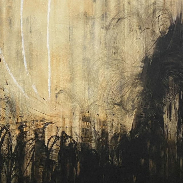 Contemporary Abstract Mixed Media on Canvas "Soul Jar" by Paul Landauer For Sale - Image 6 of 9