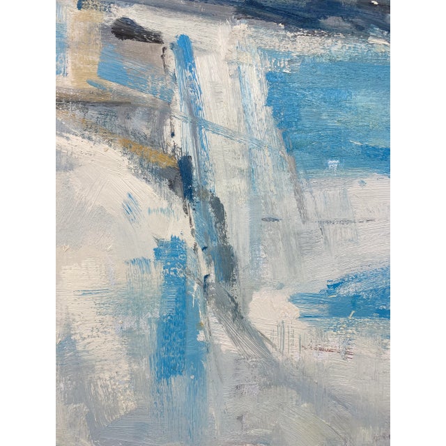 Wood Contemporary Abstract Original Oil Painting For Sale - Image 7 of 12