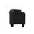 Black Leather 2-Seater Sofas from Wittmann, Set of 2 For Sale - Image 9 of 12