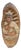 Wooden Highlander with Pipe Bas-Relief, 1950s For Sale