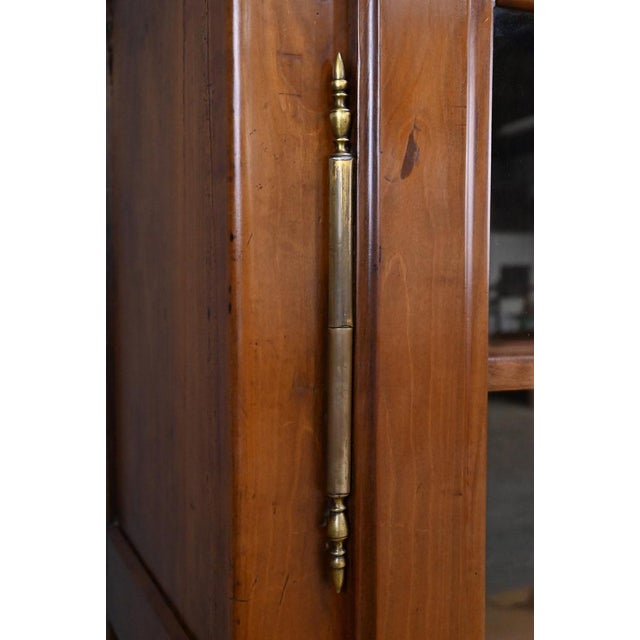 Brown Loire Valley Bookcase in Cherrywood, 19th Century For Sale - Image 8 of 18
