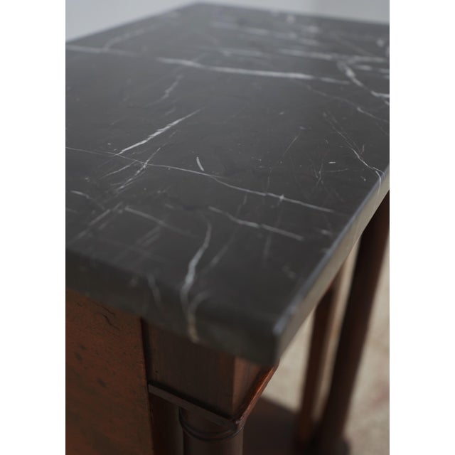 Antique 18th Century French Empire Marble Top Stand For Sale - Image 11 of 17