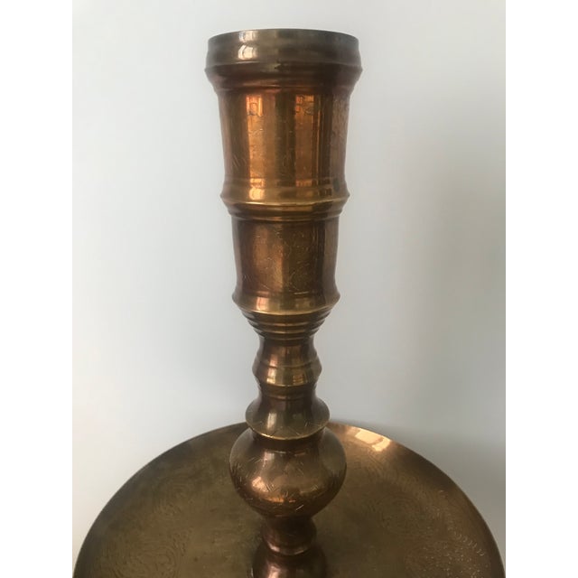 1970s Moroccan Pillar Floor/Altar Candle Holders a Pair Chairish