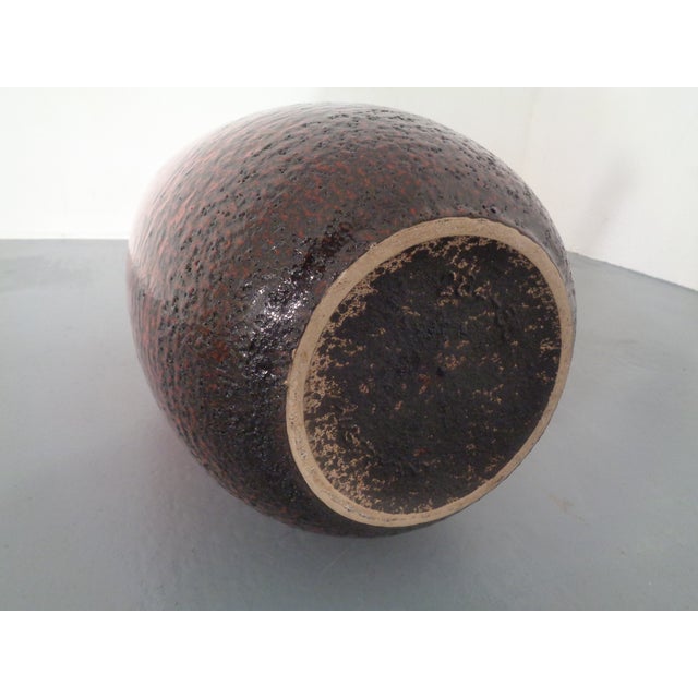 1970s Large Glazed Ceramic Nr. 284-53 Vase from Scheurich, 1970s For Sale - Image 5 of 17