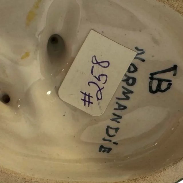 Late 19th Century Quimper Salt Cellar For Sale - Image 6 of 7