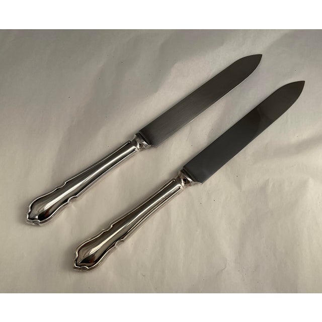 1980s Silver Bridal Cake Knife., Du Barry For Sale - Image 11 of 14