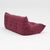 Togo Three-Seater Sofa in Burgundy Bouclet by Michel Ducaroy for Ligne Roset For Sale - Image 15 of 18